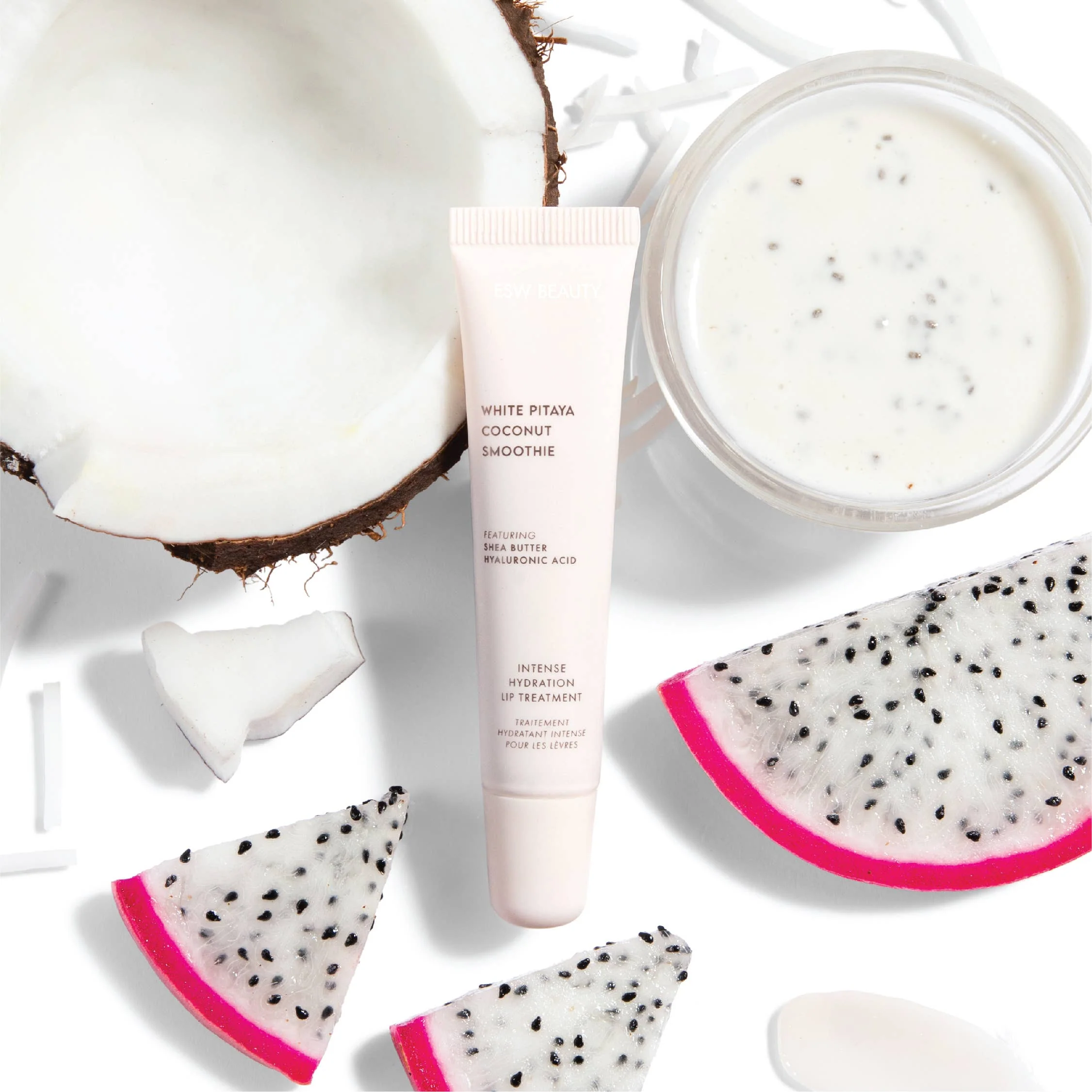 White Pitaya Coconut Smoothie Hydration Lip Treatment - Image 4
